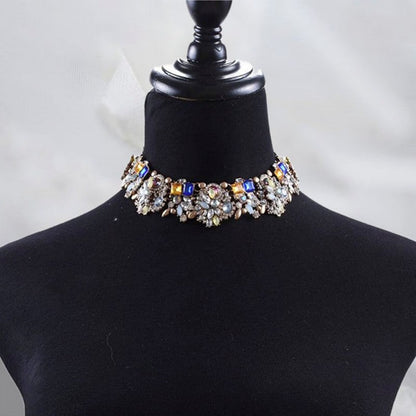Kvinnors Bohemiska Blomsterhalsband 1