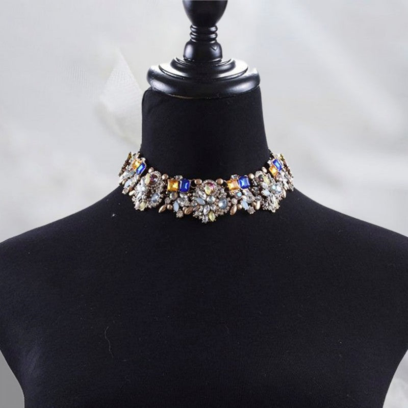 Kvinnors Bohemiska Blomsterhalsband 1