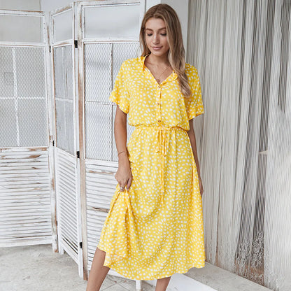 Kvinnors Boho Klänning med Blommönster 11