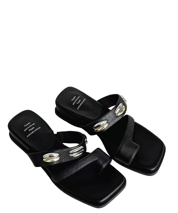 Kvinnors Boho Sandaler med Öppen Tå 0