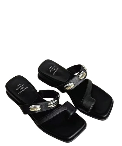 Kvinnors Boho Sandaler med Öppen Tå 0