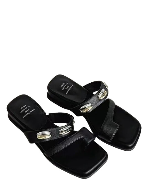 Kvinnors Boho Sandaler med Öppen Tå 0