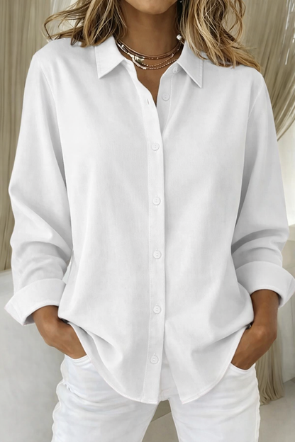 Kvinnors Button-Down Blus med Klassisk Design 4