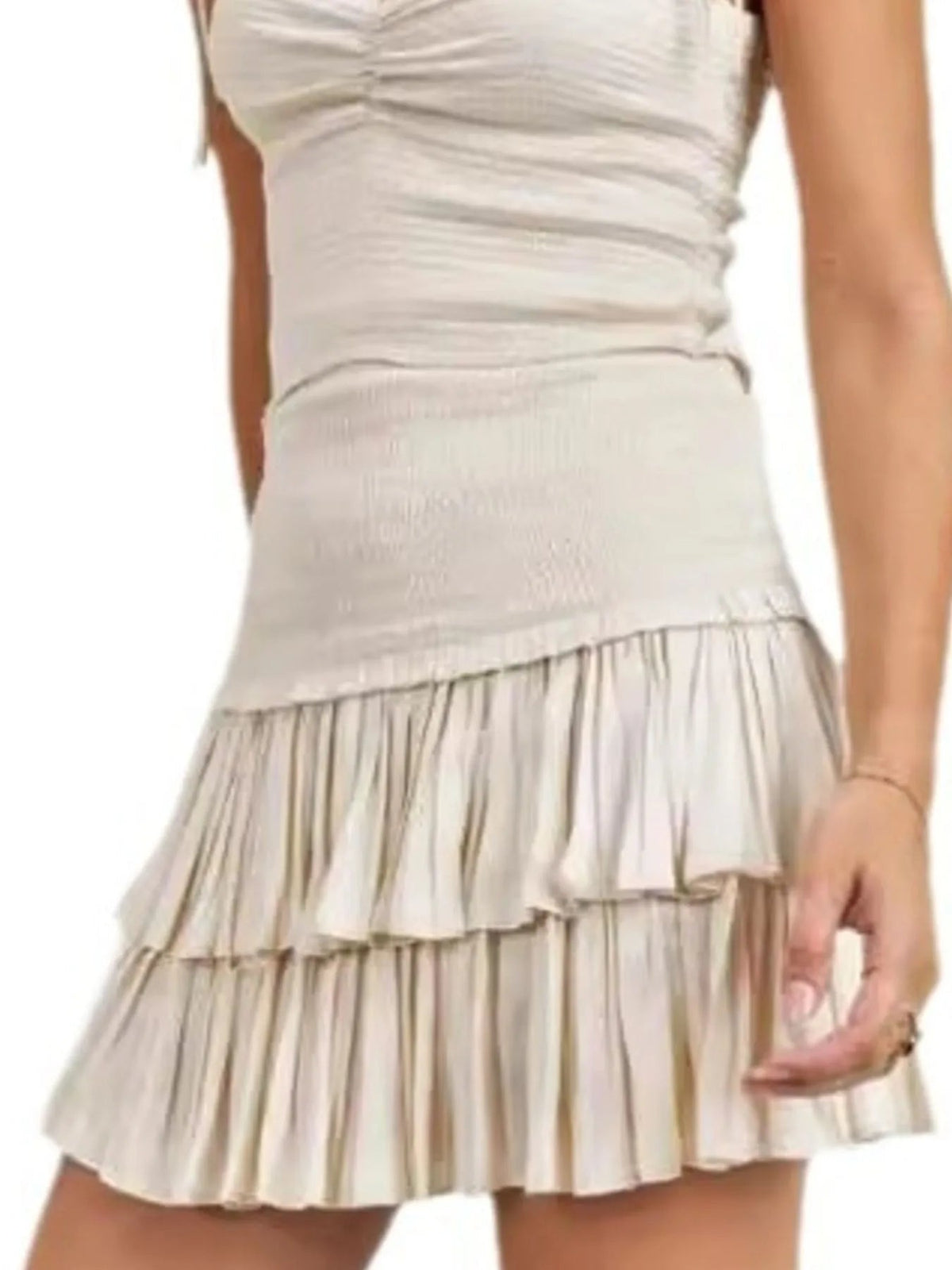 Kvinnors Cami och Kjolset med Hjärtformad Urringning 2