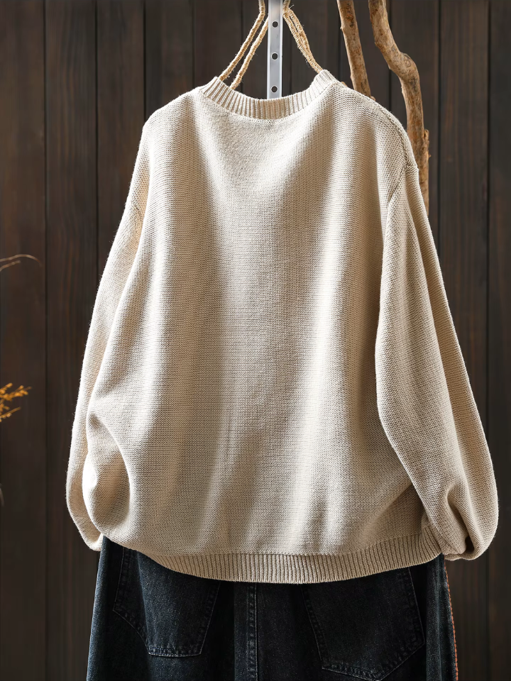 Kvinnors Cardigan med Elegant Drapering 3