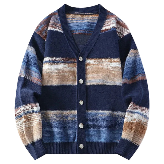 Kvinnors Cardigan med Penseldrag Design 0