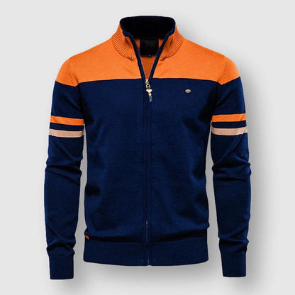 Kvinnors Cardigan med Unik Design och Stativkrage 1