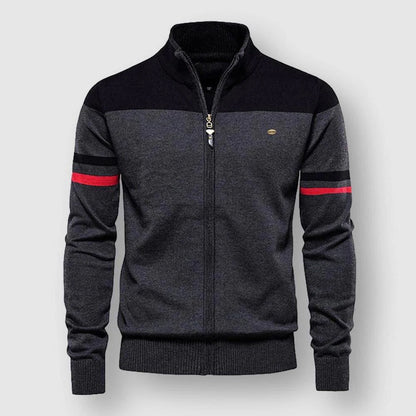 Kvinnors Cardigan med Unik Design och Stativkrage 2