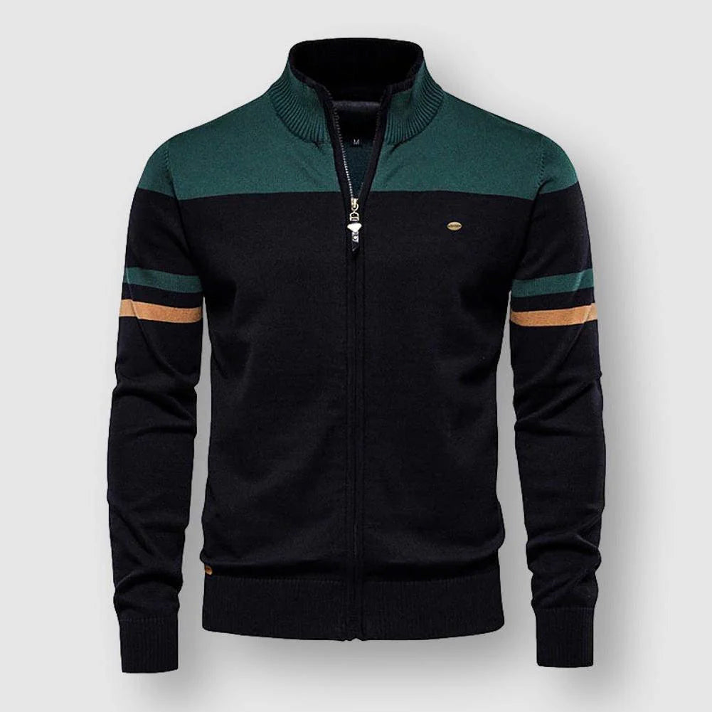 Kvinnors Cardigan med Unik Design och Stativkrage 3