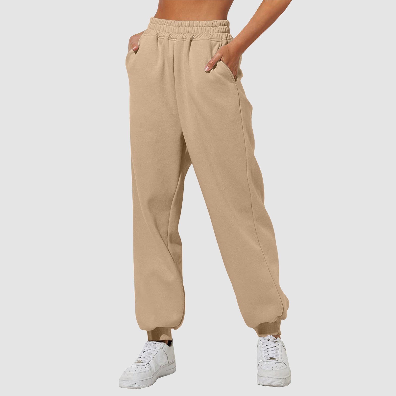 Kvinnors Casual Joggingbyxor Trendiga 9