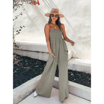 Kvinnors Casual Jumpsuit med Vida Ben 3