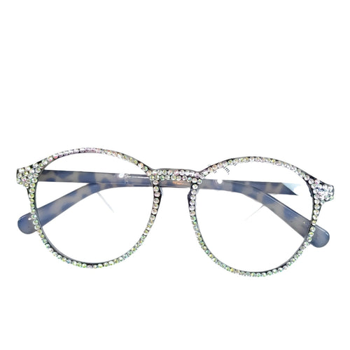 Kvinnors Cat-Eye Glasögon med Glittrande Detaljer 5