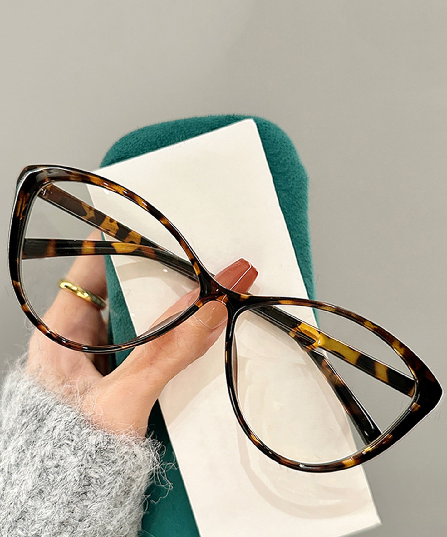 Kvinnors Cat Eye Läsglasögon 4