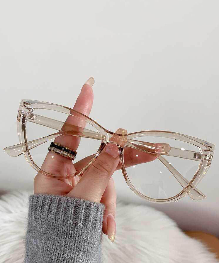 Kvinnors Cat Eye Läsglasögon Transparent 2