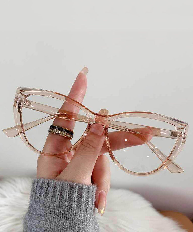 Kvinnors Cat Eye Läsglasögon Transparent 3