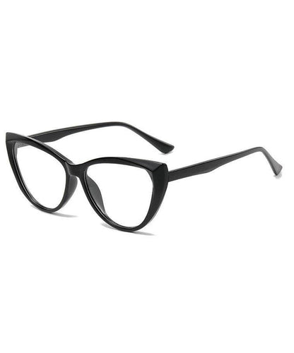Kvinnors Cat Eye Läsglasögon Transparent 4