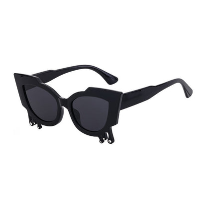 Kvinnors Cat Eye Solglasögon med Unik Design 6