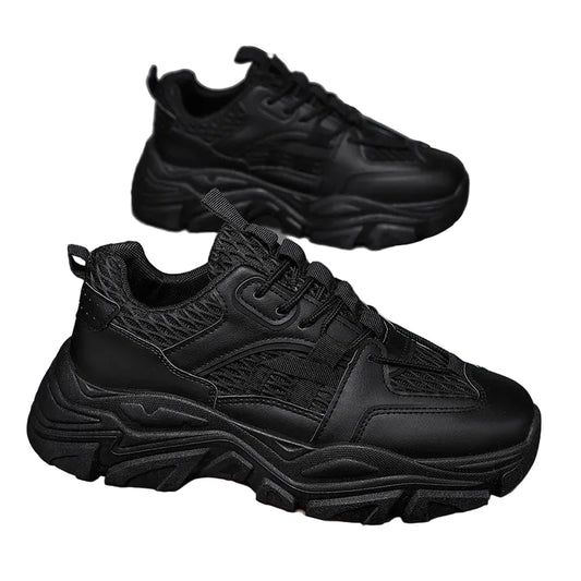 Kvinnors Chunky Sneakers Trendig Design 0