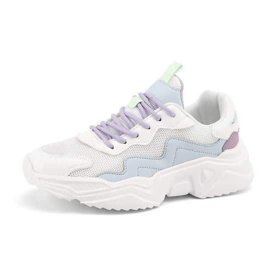 Kvinnors Chunky Sneakers Trendig Design 4