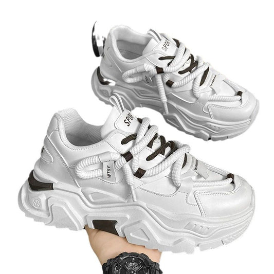 Kvinnors Chunky Sneakers Trendig Design 4