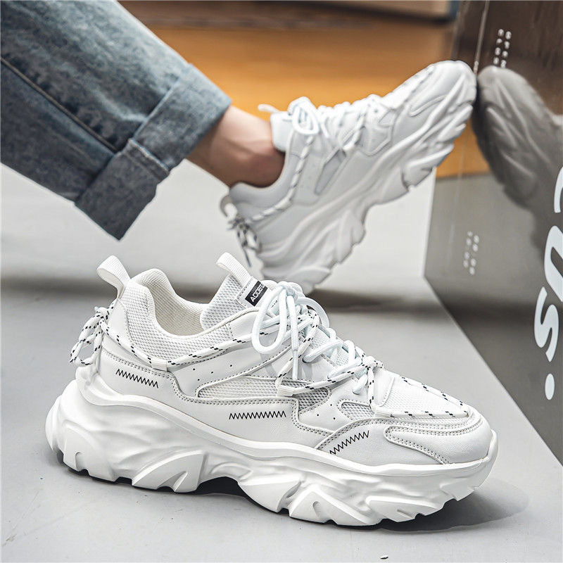 Kvinnors Chunky Sneakers med Halkfri Sula 4