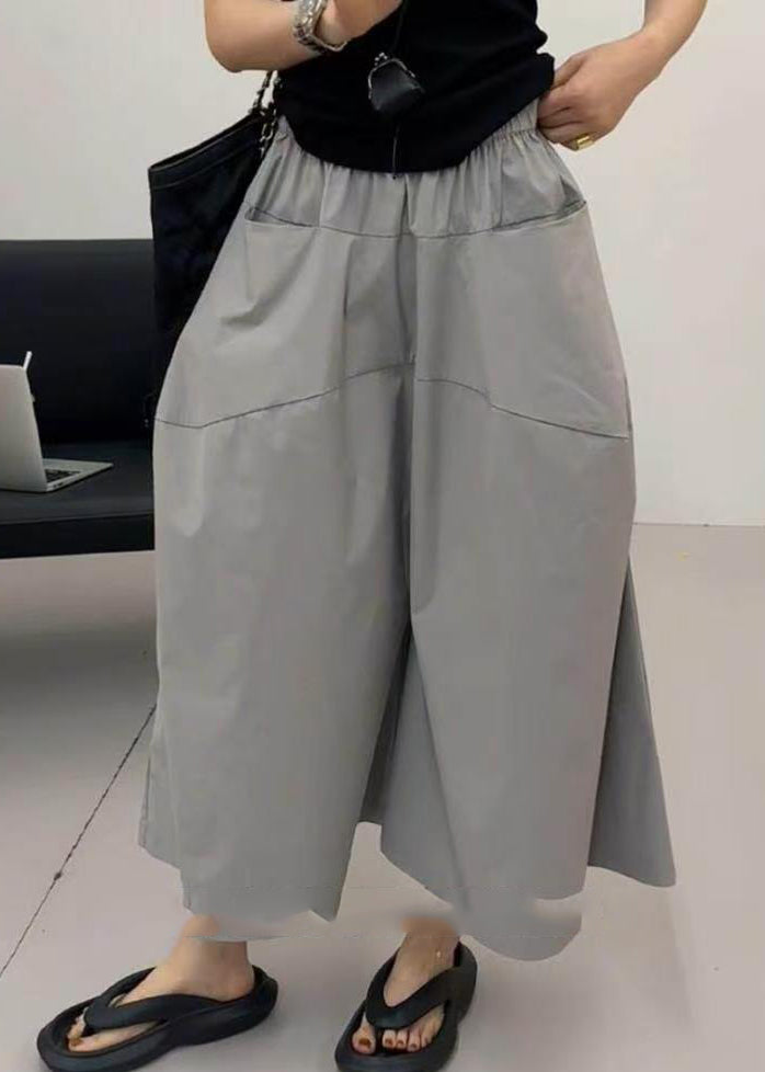 Kvinnors Crop Byxor med Elastisk Midja 1