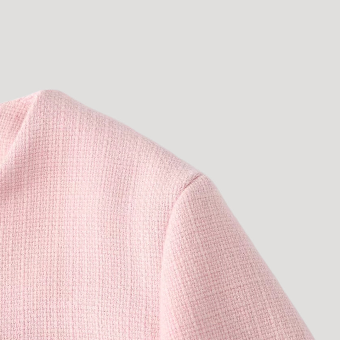 Kvinnors Croppad Cardigan med Knappfront 3