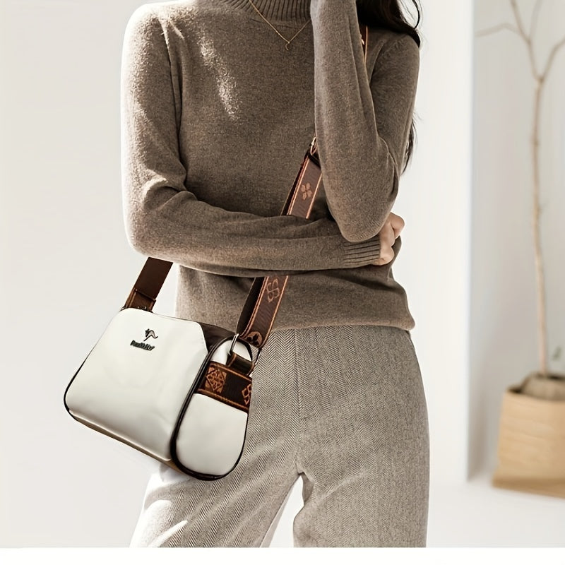 Kvinnors Crossbody-väska med Justerbar Rem 3