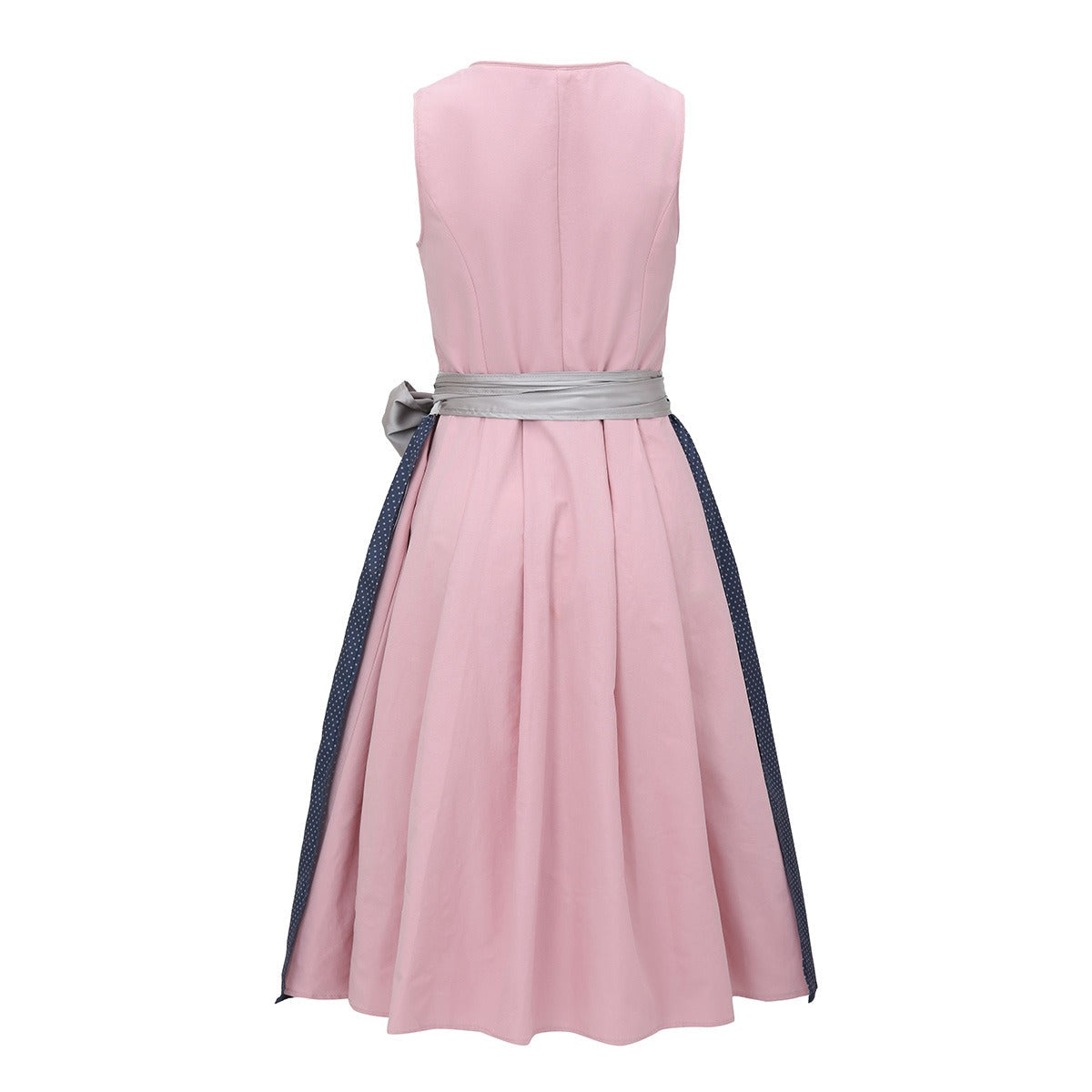 Kvinnors Dirndl Klänning Vintage Stil Polyester Rosa 2