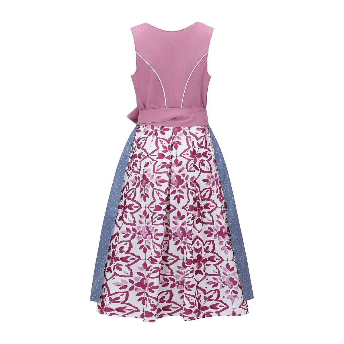 Kvinnors Dirndlklänning Traditionell med Schürze 100% Bomull 2