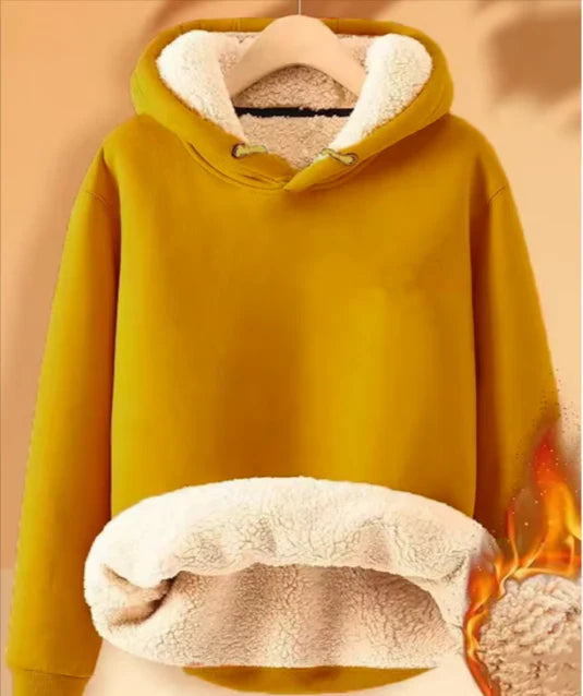 Kvinnors Fleecejacka med Huva 6