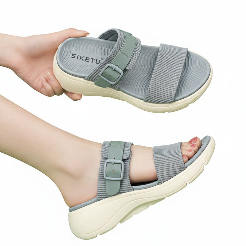 Kvinnors Flip Flops Kilklack Peep Toe 0