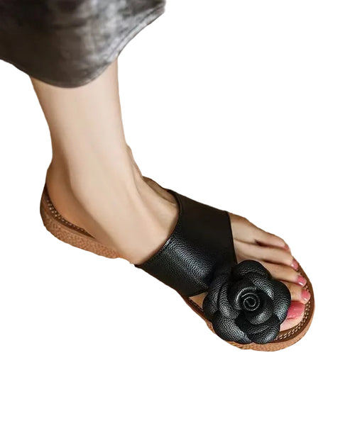 Kvinnors Flip Flops med Blommönster 0