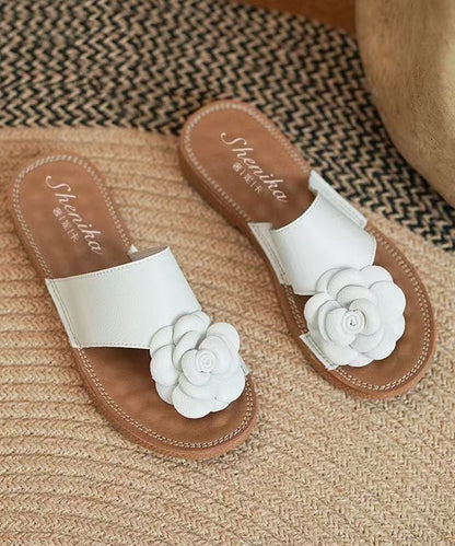 Kvinnors Flip Flops med Blommönster 1