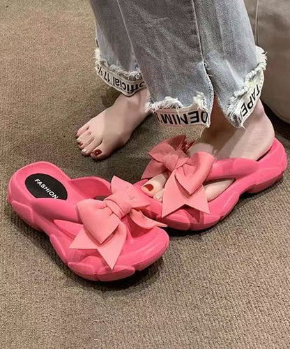 Kvinnors Flip Flops med Splicing Design 1