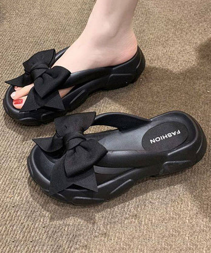 Kvinnors Flip Flops med Splicing Design 2