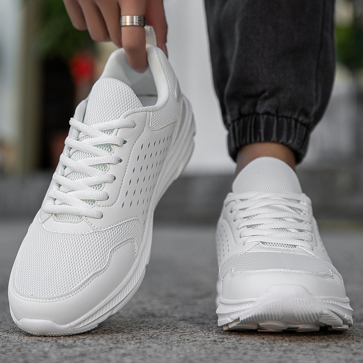 Kvinnors Fritidssneakers Lätta och Andningsbara 1