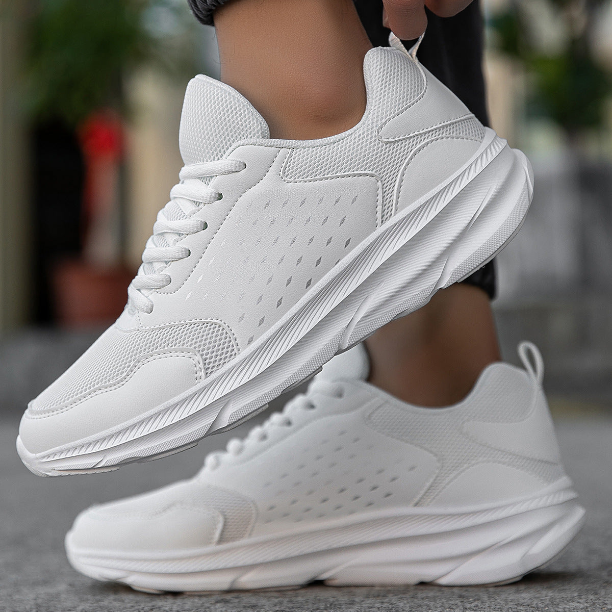 Kvinnors Fritidssneakers Lätta och Andningsbara 4