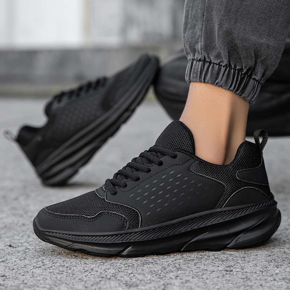 Kvinnors Fritidssneakers Lätta och Andningsbara 6