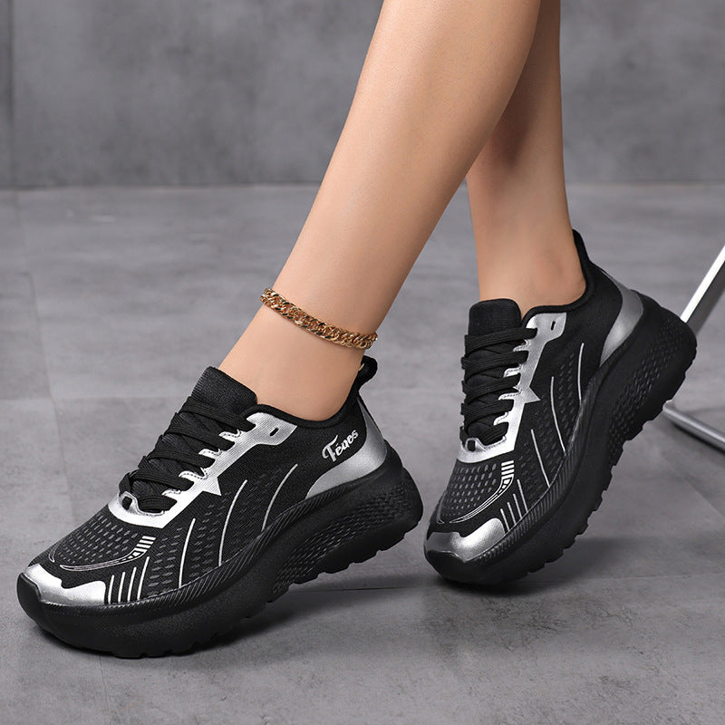 Kvinnors Fritidssneakers Ventilerande Design 6