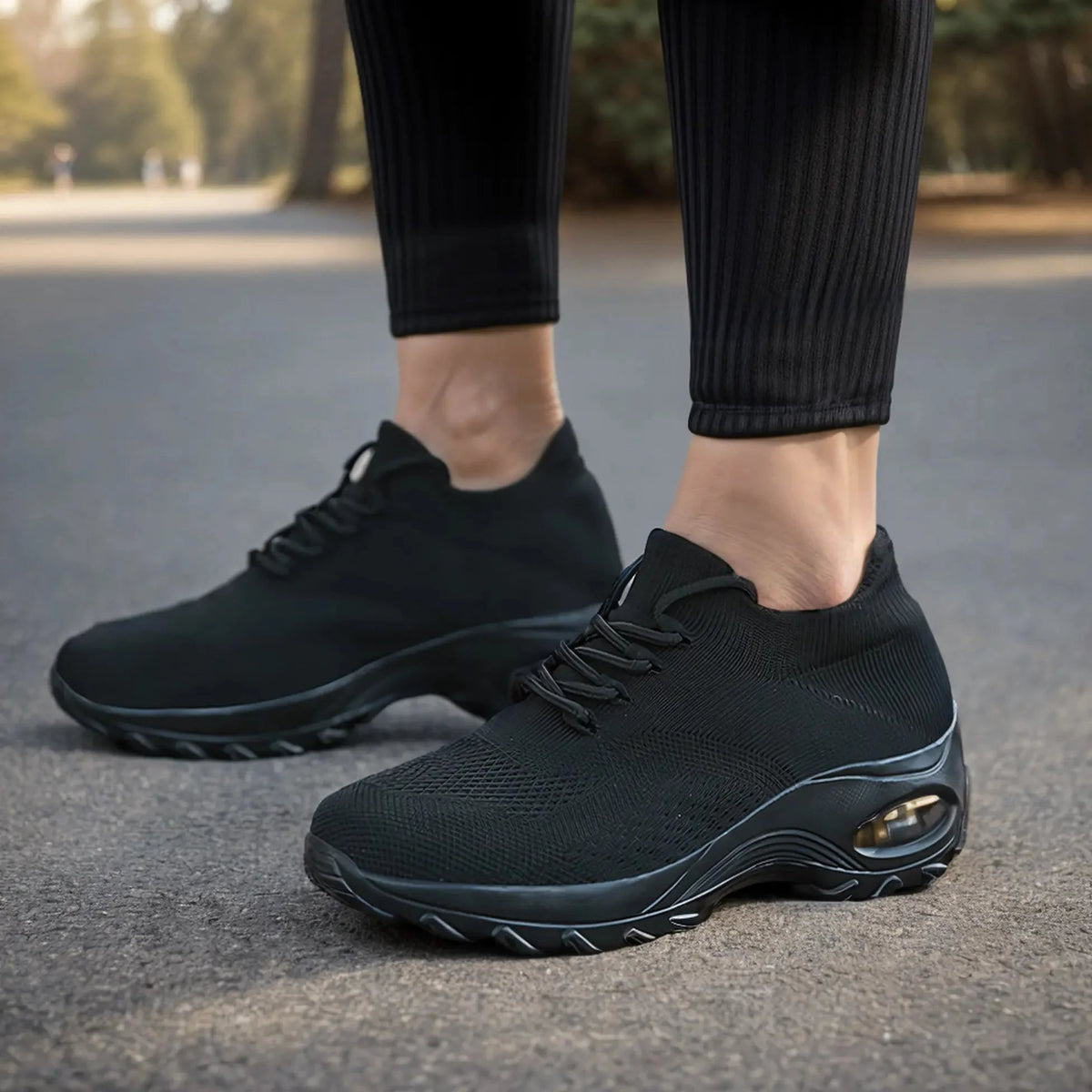 Kvinnors Gångskor Andningsbara Tyger Ergonomisk Design 8