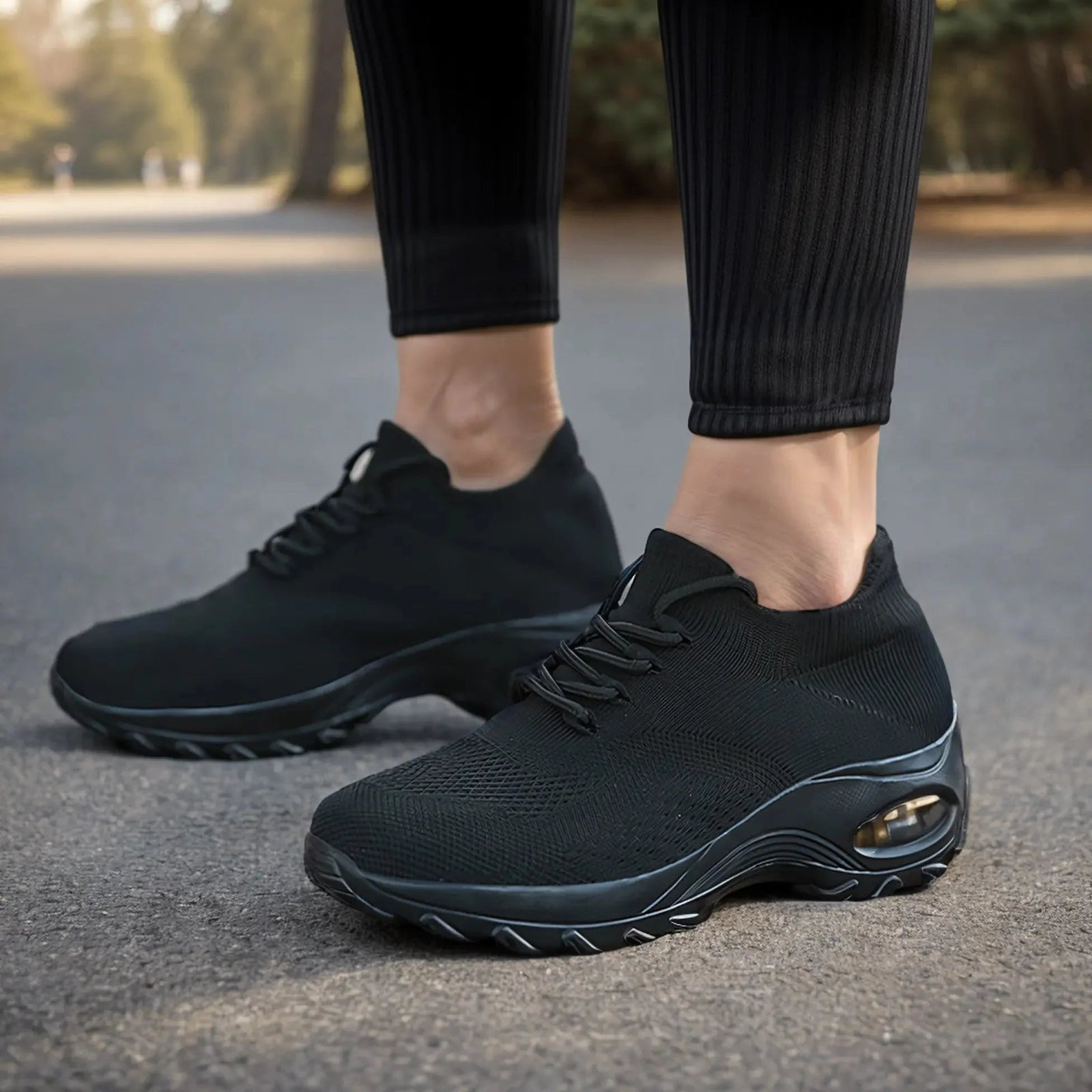 Kvinnors Gångskor Andningsbara Tyger Ergonomisk Design 8