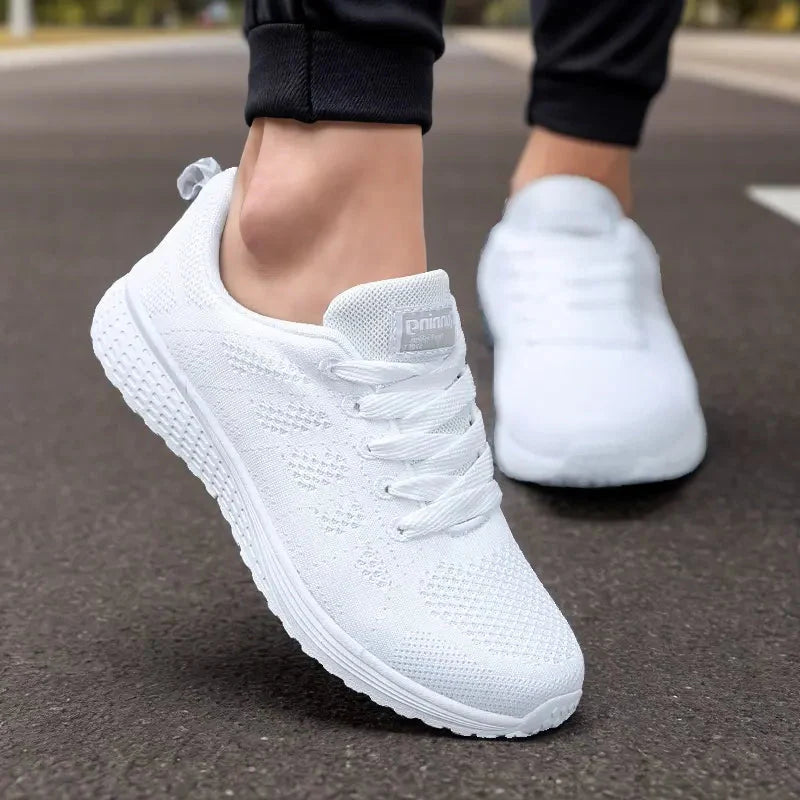 Kvinnors Gångskor Lätta Andningsbara Material 8