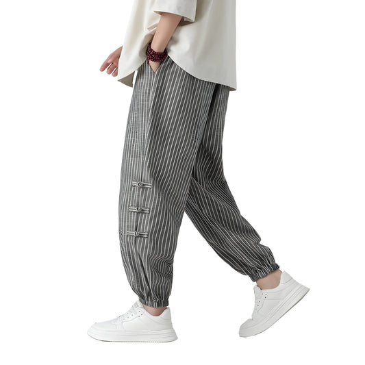 Kvinnors Harembyxor med Plisserad Design 0