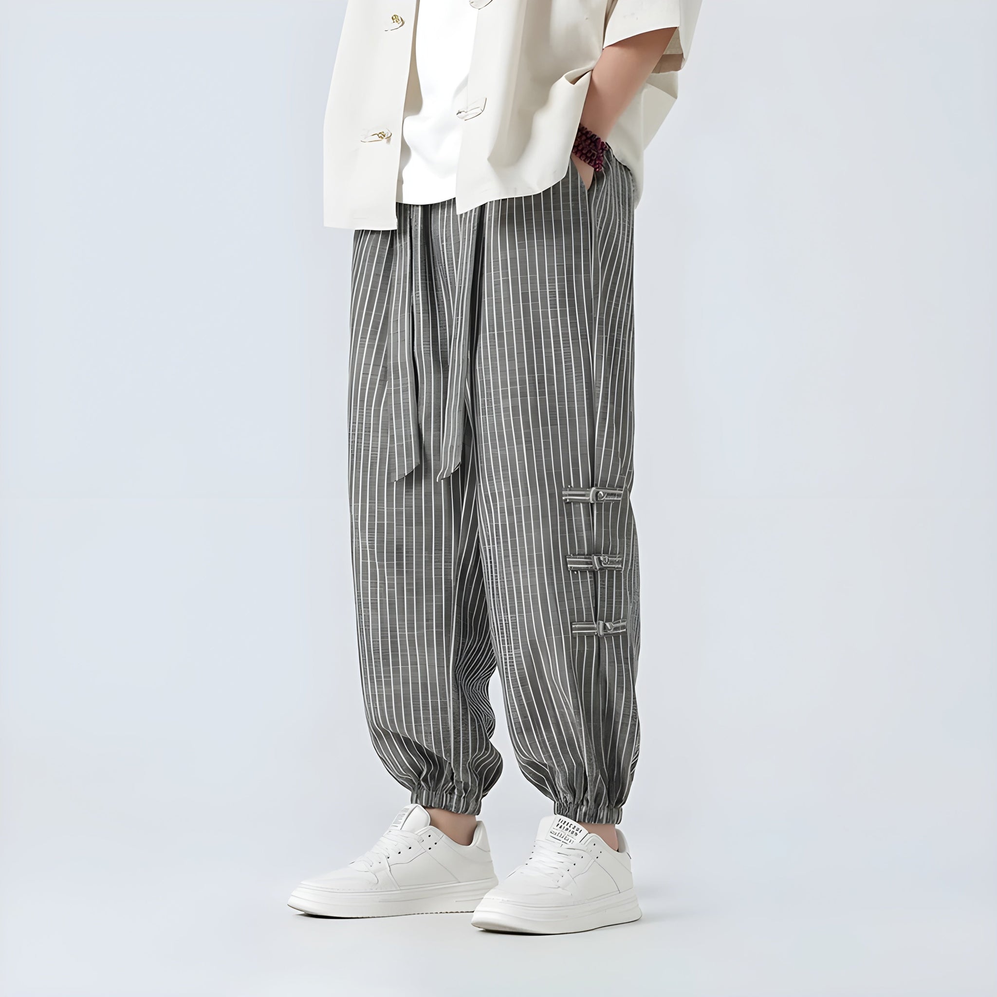 Kvinnors Harembyxor med Plisserad Design 2