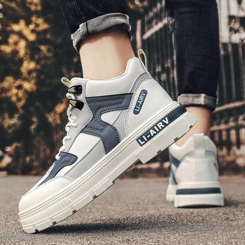 Kvinnors High-Top Sneakers Trendig 4