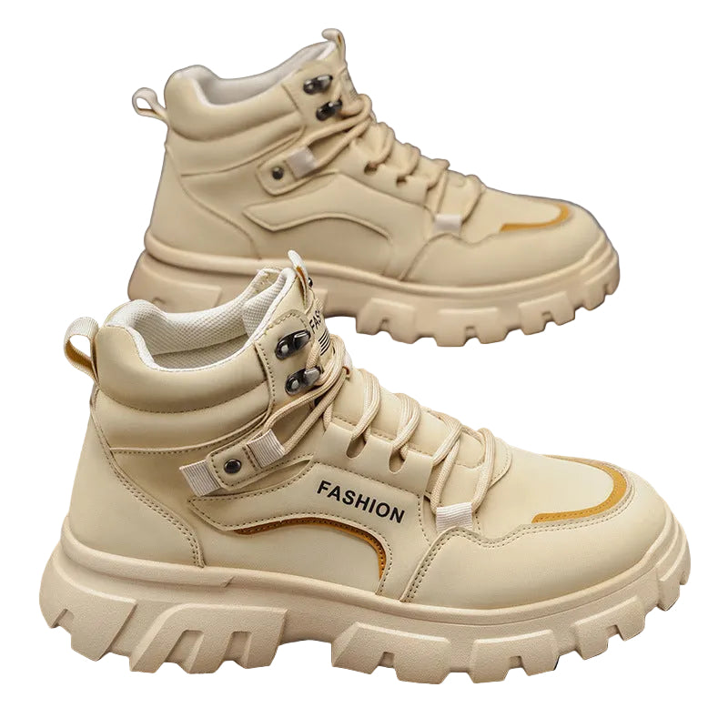 Kvinnors High-Top Sneakers Trendig Design 0