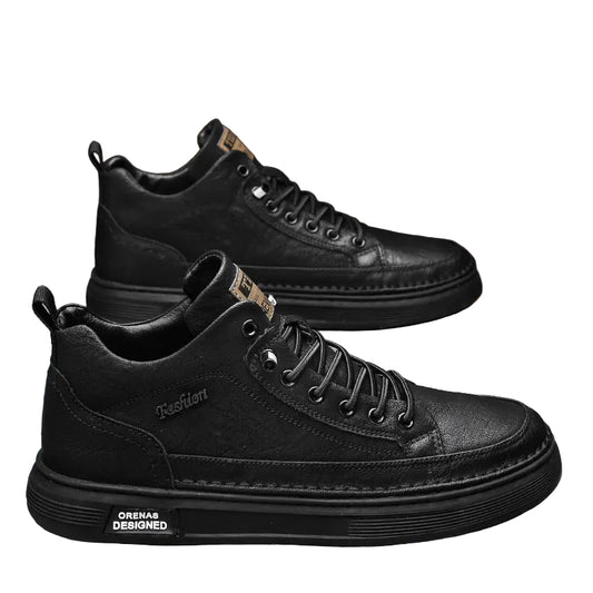 Kvinnors High-Top Sneakers Trendig Design 0