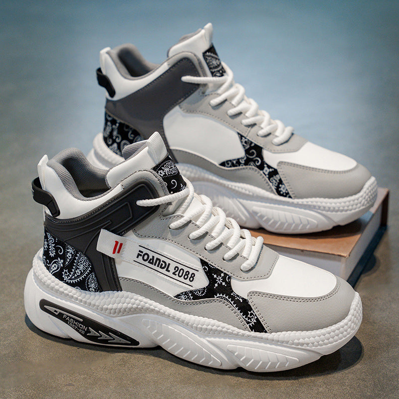 Kvinnors High-Top Sneakers Trendig Design 3