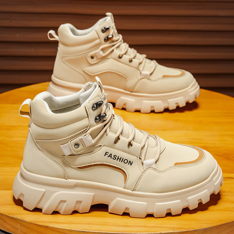 Kvinnors High-Top Sneakers Trendig Design 4